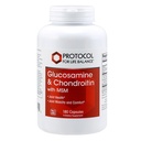 Protocol Glucosamine & Chondroitin met MSM - Gezamenlijke ondersteuning* - Chondroitin MSM Supplement - Non-GMO & Dairy Free - 180 Veg Caps