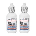 GeriCare Saline neusspray 1,5 FL OZ vochtinbrengende spray Natriumchloride 0,65% (verpakking van 2)