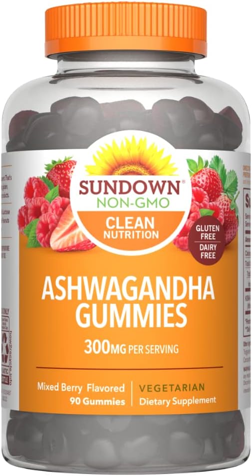 Zonsondergang Ashwagandha Gummies, 90 Tellen