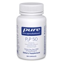 Encapsulations pures P5P 50 - Vitamine active B6 - Soutient le métabolisme énergétique et la santé cérébrale* - Sans gluten et sans OGM - 180 capsules