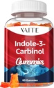 Indole 3 Carbinol 400mg Supplément Gummy – Indole-3-Carbinol pour l'équilibre hormonal et le soutien antioxydant, 60 véganes pour hommes et femmes, non-OGM, sans gluten, produits de bien-être
