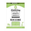 GoLive Probiotica voor volwassenen en kinderen, meloen en komkommer, 10ct- Probiotica voor volwassenen en kinderen, prebiotische vezel voor darm en spijsvertering gezondheid, aanbevolen door artsen en Dieitians