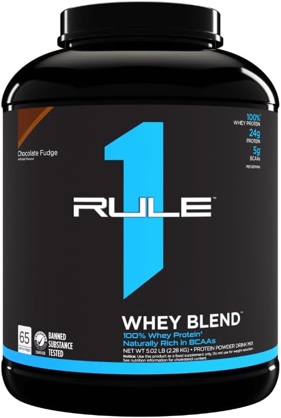 Règle 1 Protéines R1 Mélange de lactosérum, 68 portions, fudge de chocolat