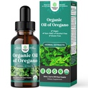 Biologische oliedruppels van Oregano - Supergeconcentreerde vloeibare olie van Oregano met Carvacrol 60% voor digestie en immuunondersteuning - Liquid Herbal Extract Tinctuur voor Immune Strength & Healthy Intestines - 30 ml