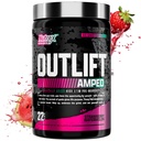 OUTLIFT Amplied Max dosed HIGH STIM Pre Workout Powder 6G Citrulline, 3.2G Beta Alanine, Alpha GPC, CognatiQ, Extreme Energy, Pompes massives, Electrolytes (Melon d'eau de mûre, 22 portions)
