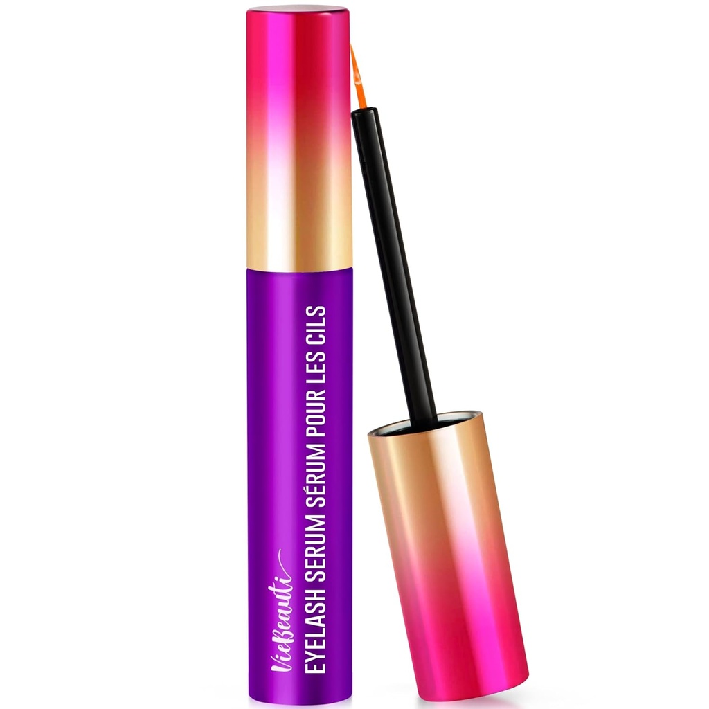VieBeauti Premium Eyelash Growth Serum: Lash Enhancement Serum met geavanceerde formule om langere Fuller en Thicker Luscious Lashes 0.067 Fl. Oz., paars
