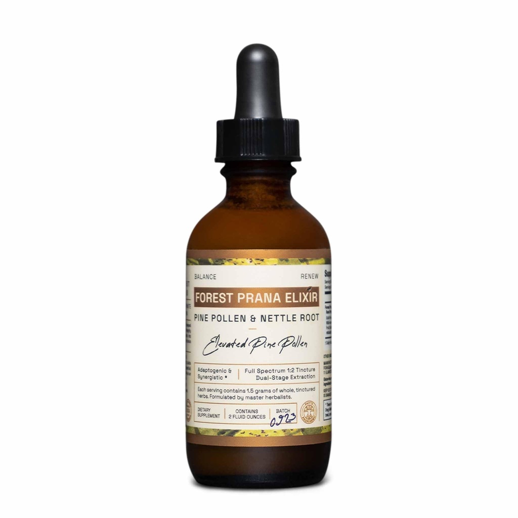Forest Prana Elixir Pine Pollen en Nettle Root Tinctuur 