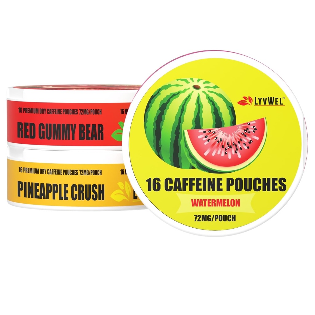 LyvWel 72mg Cafeïne energie zakjes 