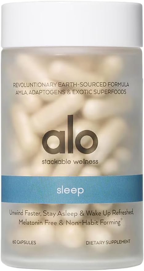 Alo Yoga Sweet Sleep Melatonine-Free Slaapondersteuning met Aquamin® Magnesium, GABA & L-Theanine