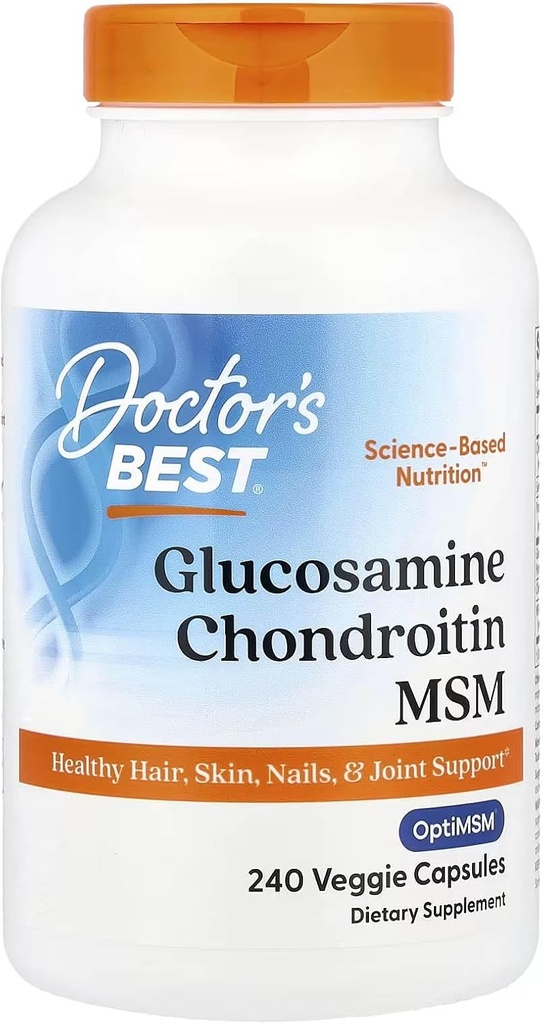 BEST Glucosamine Chondroitin MSM - 240 capsules