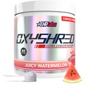 EHP Labs OxyShred Pre Workout Powder - Preworkout Powder with L Glutamine & Acetyl L Carnitine, Energy Boost Drink - Juicy Watermeloen, 60 Servers