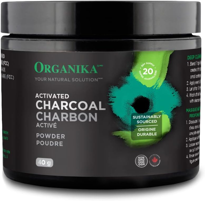 ORGANISKA Aactived Charcoal Powder, 40 GR