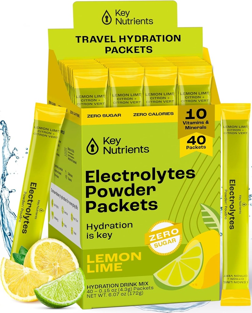 KEY NUTRIËNTEN Elektrolyten Lemon Lime 40