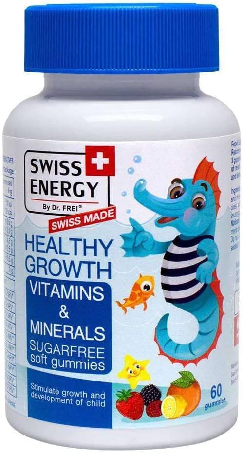 Gezonde groei Multivit: Vitaminen en mineralen voor groei, 60 Zachte Gummies
