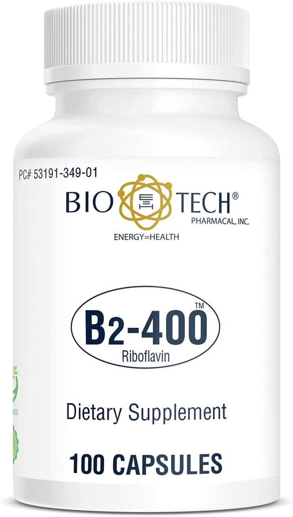 Bio-Tech Pharmacal B2-400, 100 Capsules 