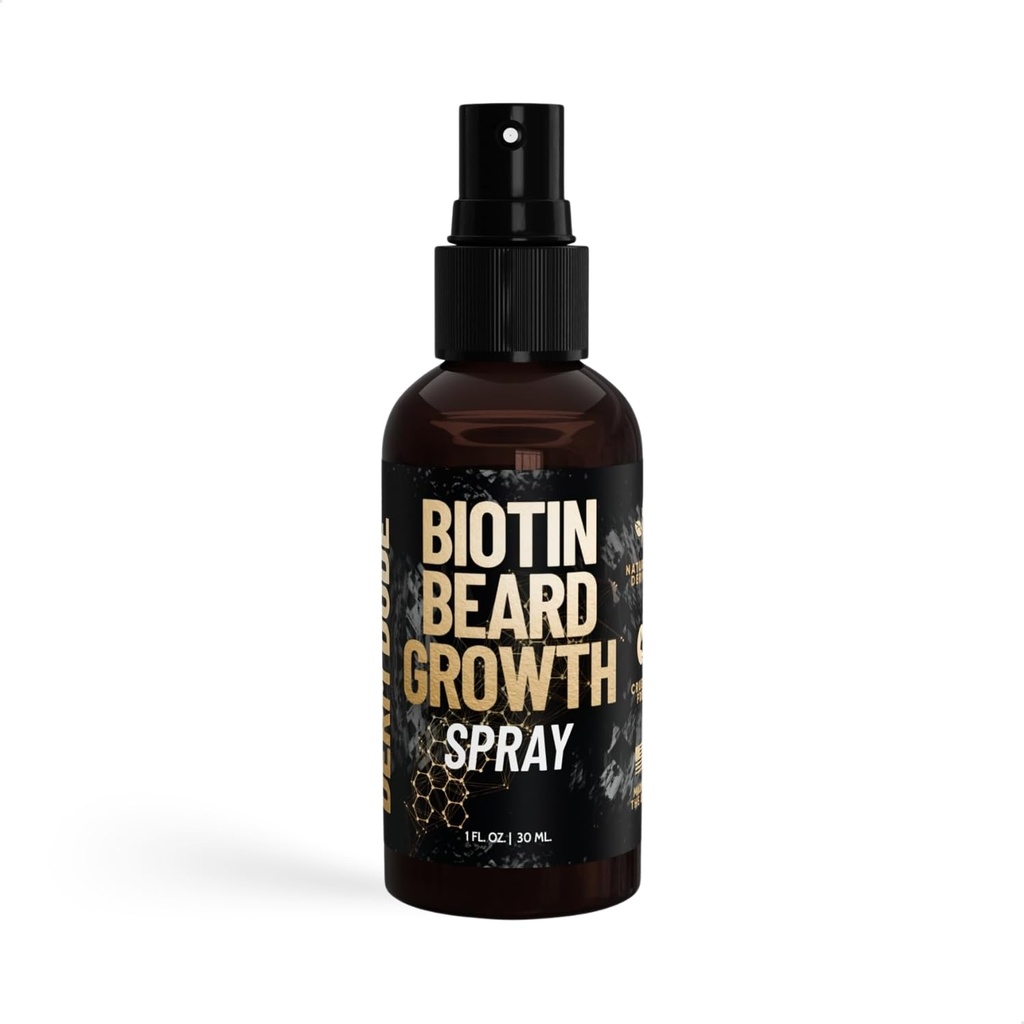 Derm Dude Biotin Baard Groei Spray voor mannen 