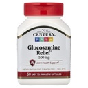 21ème siècle Glucosamine Relief, 500 mg, 60 Capsules faciles à avaler