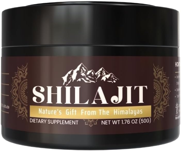 Pure 100% Himalaya Shilajit, Soft Resin, Organic, Extremely Potent, Fulvic Acid (1,76 oz.)