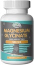 Magnesium Glycinate 500 mg Capsules voor Slaap, Hart, Zenuw en Bot, Muscle Magnesium Supplement Complex Ondersteuning Ontspanning - 120 Capsules(60 dagen Levering)