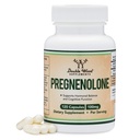 Pregnenolone 100 mg per portie (omgezet naar Progesterone naar Boost Progesterone niveaus) - Derde Getest - 120 capsules (50 mg per capsule) Non-GMO door Double Wood