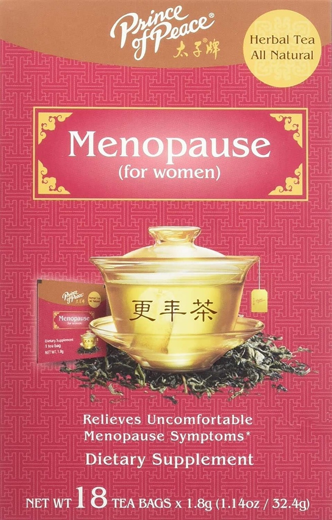 Prince of Peace® Menopauze kruidenthee 18 zakken