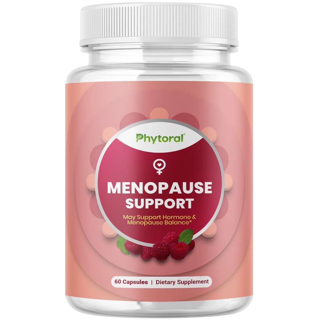 Fytoral Complete Herbal Menopauze Supplement voor vrouwen - Vrouwelijke Hormone Balance Capsules voor Nachtkleding Hot Flashes & Mood Swings met Dong Quai, Chaste Berry & Black Cohosh Root - 60 Count Pack
