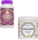 Grow Young Fitness Probiotic and Vanilla Collagen - soutient la santé digestive et favorise la peau et les os - (1) 30-Pack de probiotiques + 12,4oz de poudre de collagène Vanilla