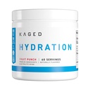 Poudre d'électrolytes kaged Hydra-Charge de fruits Mélange de boissons de sport pré, post, intra-entraînement