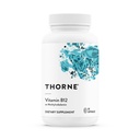 THORNE - Vitamine B12 - sous forme de méthylcobalamine - soutient la santé cardiaque et nerveuse, la fonction des cellules sanguines, le sommeil sain et la méthylation* - sans gluten, lait et soja - 60 portions