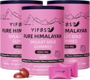 Shilajit Gummies, 3000 Mg Shilajit Pure Himalaya Biologische met Ashwagandha, Kurkuma Sugar-Free Gummies voor mannen en vrouwen, Shilajit Supplement, Non-GMO Nature Shilajit voor energie, 180 Gummies