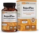 RejuviFlex - Natural Joint Supplement w/ApresFlex Boswellia AKBA, Turmeric Curcumin, Piperine & White Willow Bark - voor de functie van handen, knieën, algemene gezamenlijke gezondheid (90 capsules)