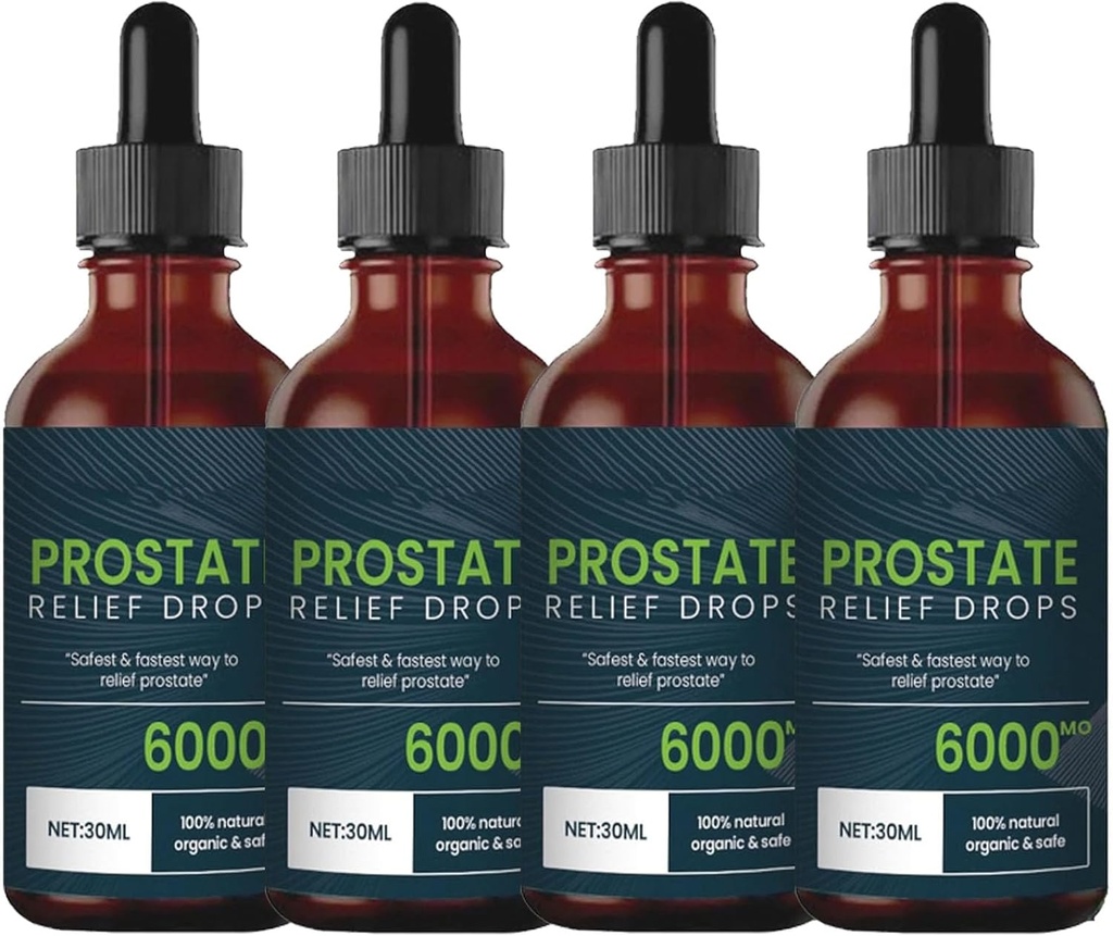 Prostate Treatment Drops - Prostate Relief Drops, Prostate Natural Herbal Drops (4st)