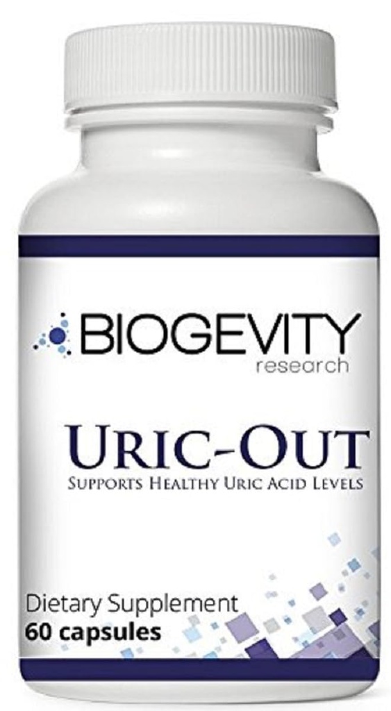 Uric-Out Ultimate Uric Acid Support - 11 krachtige extracten - Selderijzaad, Tart Cherry Concentrate, Chanca Piedra - Uric Acid Cleanse 60 Caps