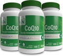 Health Thru Nutrition CoQ-10 100mg met BioPerine (pakket van 3X 120 Softgels) 