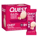 Quest Nutrition Frosted Cookies Twin Pack, Aardbei Cake, 1g Suiker, 10g Proteïne, 2g Net Carbs, Glutenvrij, 16 Cookies