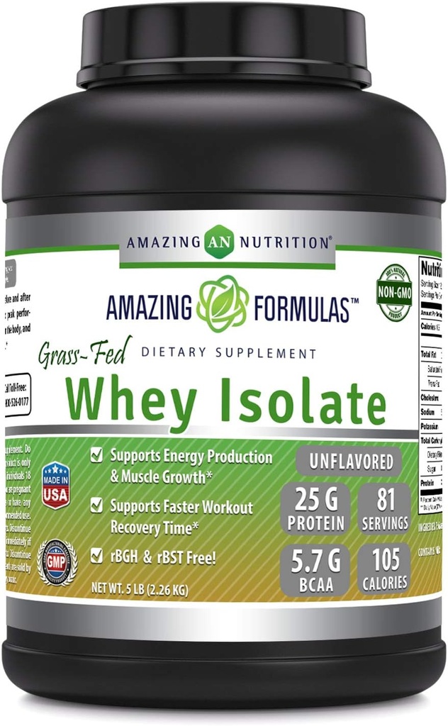 Verbazingwekkende Formules Grass-Fed Wei Proteine Isolaat 