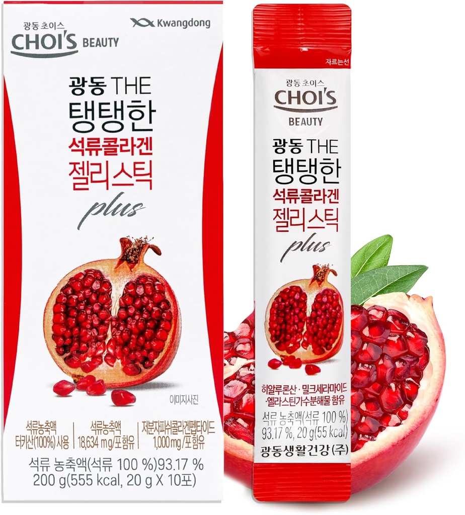 KRANGDONG Granaatappel Koreaanse Collagen Peptides Jelly Stick 