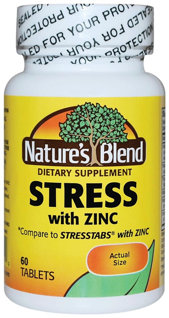 NAT B Stress Formule W/ZINK TB 60