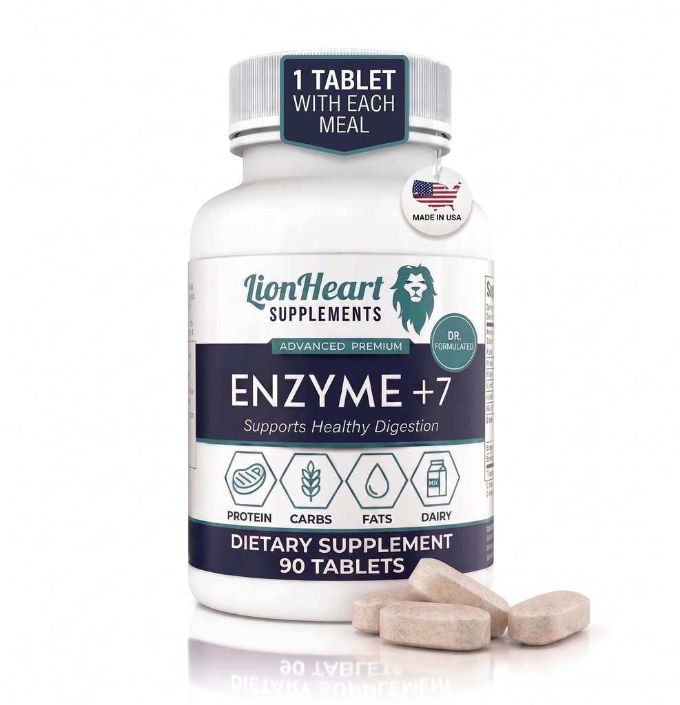 DIGESTIVE ENZYMES SUPPLEMENT - Inclusief gezuiverde Oxbile Zouten - Tabletten voor geen galblaas lijdt - Enzyme voor digestie en gasrelief - Helpt opblazen, zuur reflux, constipatie en reparatie Leaky Gut