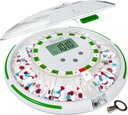 Distributeur automatique de pilules avec alarme sonore pour l'organisateur de médicaments chronométrés - 28 jours Distributeur automatique de pilules pour les aînés avec l'alarme, le son, la lumière - chronomètre Distributeur de médicaments