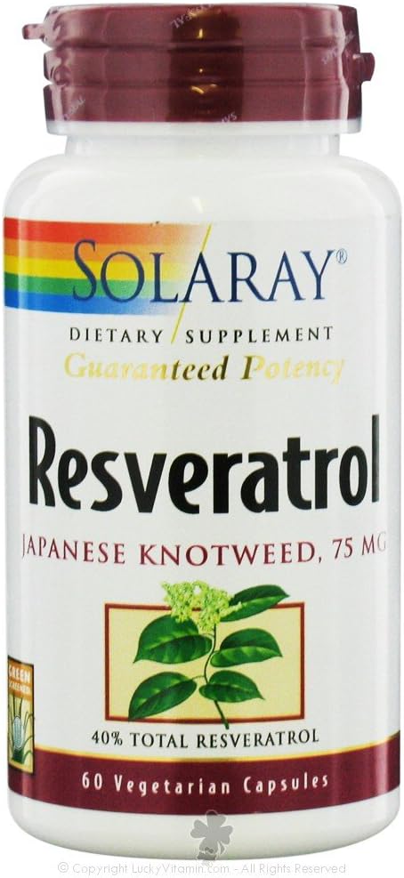 Solaray Resveratrol - 60 Vegetarische Capsules