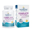 Nordic Naturals Complete Omega Xtra, Citroen - 60 Zachte Gels - 1360 mg Omega-3 + 76 mg GLA - Gezonde Huid - Cognition - Non-GMO - 30 Servers