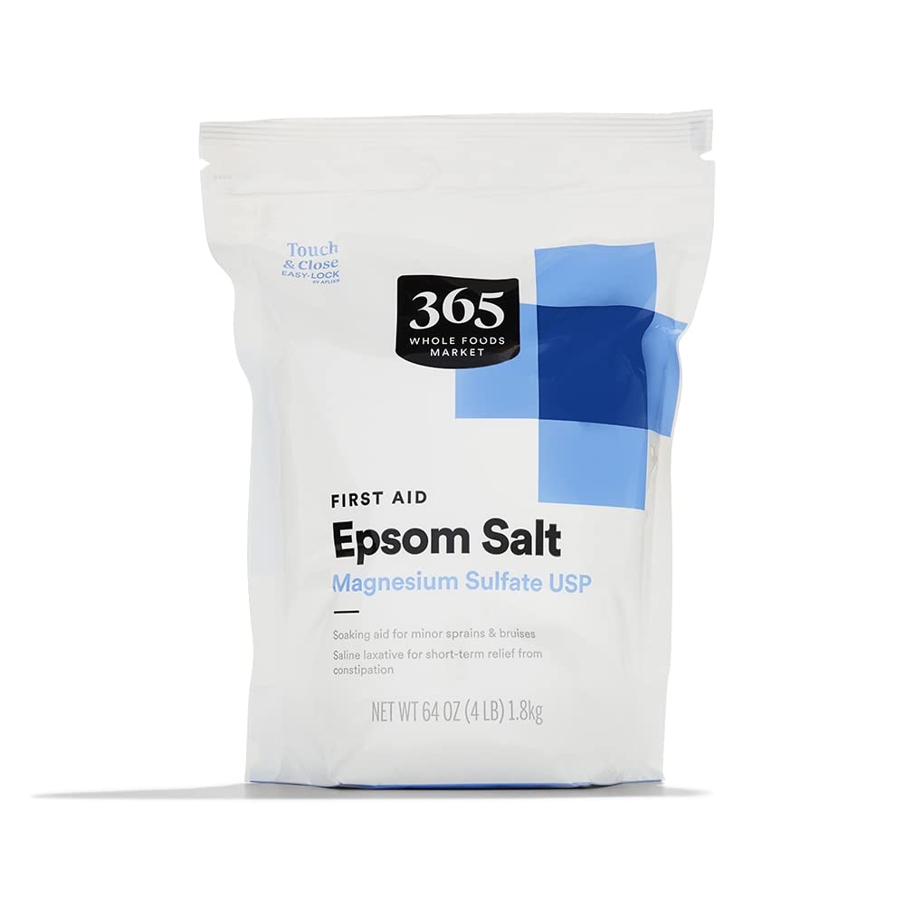 365 door Whole Foods Market, EHBO Epsom Salt, Magnesium Sulfate USP, 64 Ounce