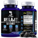 Blackbull Shilajit Pure Himalaya Organic Capsules - Natural Shilajit Resin Organic with 20% Fulvic Acid Supplement, Brain Health, Aging Immune Support - Pure Himalaya Shilajit