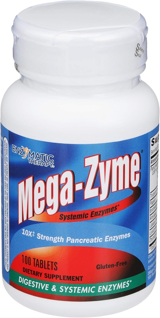 MegaZyme Max Strength Pancreatic Enzymes (100 Tablets)