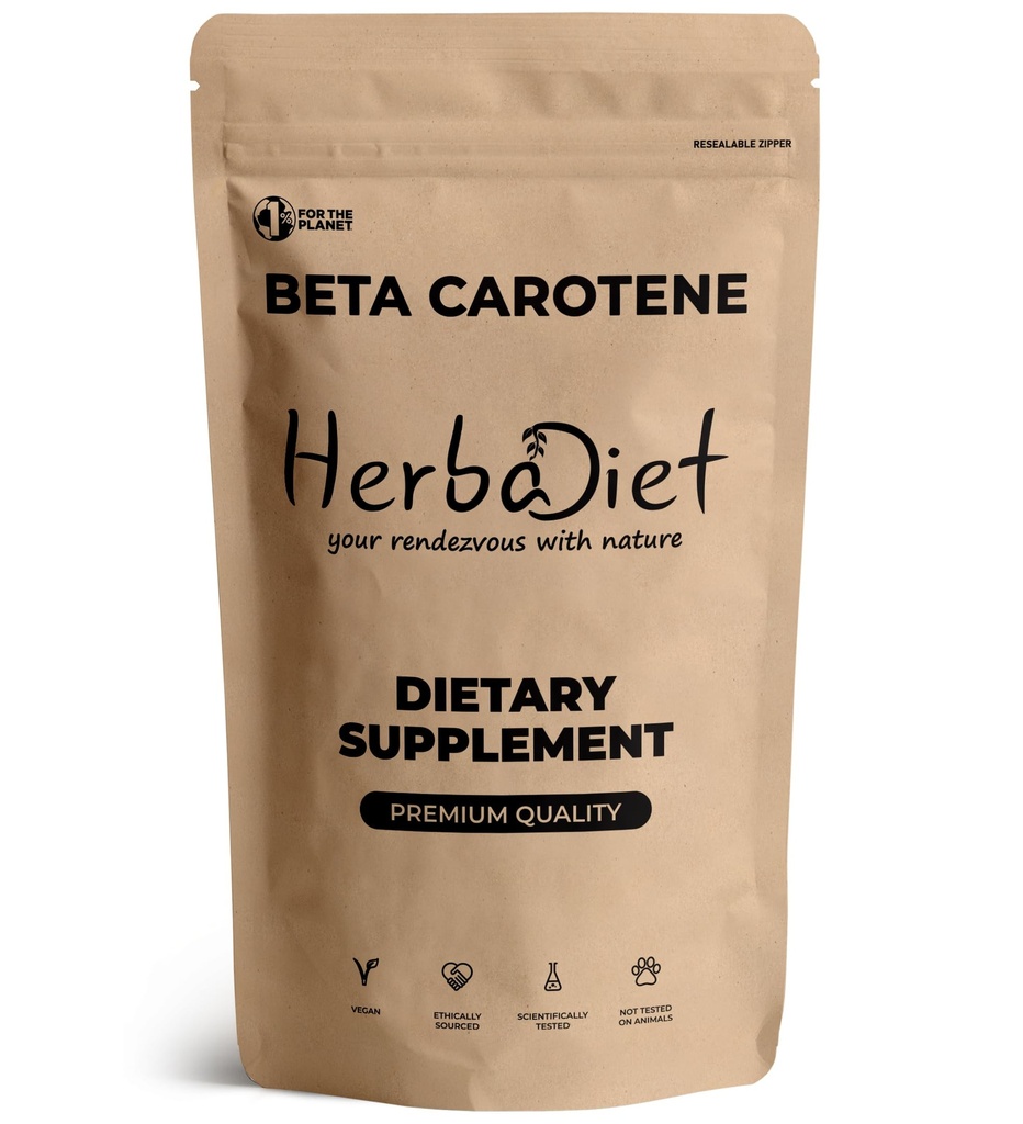 Beta-caroteen 10% Vitamine A en 2 IE Poeder Immuunsysteem Ondersteuning, Antioxidant Supplement 