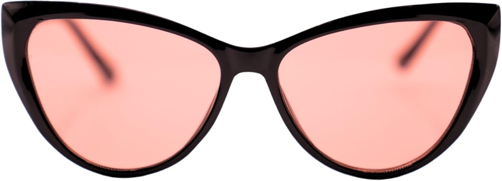 FL-41 Migraine glazen overgangslens voor binnen/buitenlicht gevoeligheid en fotofobie Cat Eye Hardcase
