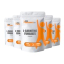 BulkSupplements.com L-Carnitine Fumaraatpoeder - Carnitinesupplement, Carnitinepoeder, L-Carnitine 500mg - Glutenvrij, 500mg per portie, Glutenvrij, 5kg (11 lbs) (pakket van 5)