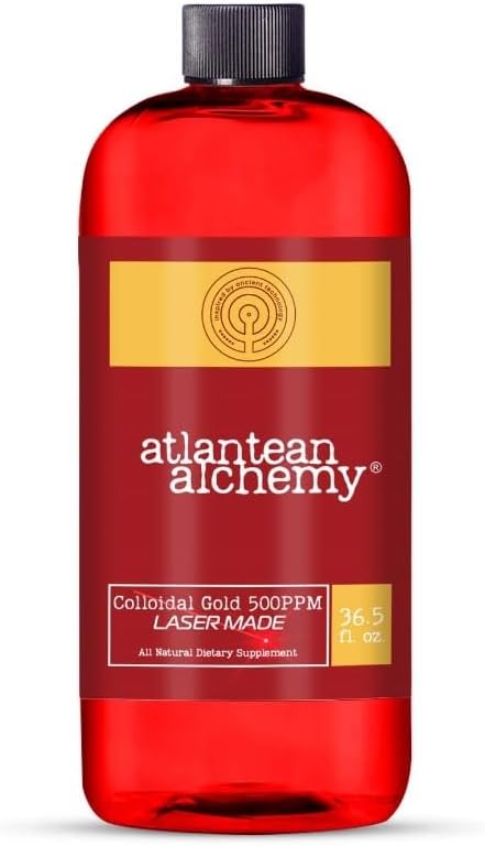 Colloïdaal goud 500PPM 36.5oz - laser gemaakt