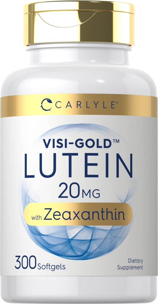 Carlyle Lutein et Zeaxanthine 20mg.300 Softgels.